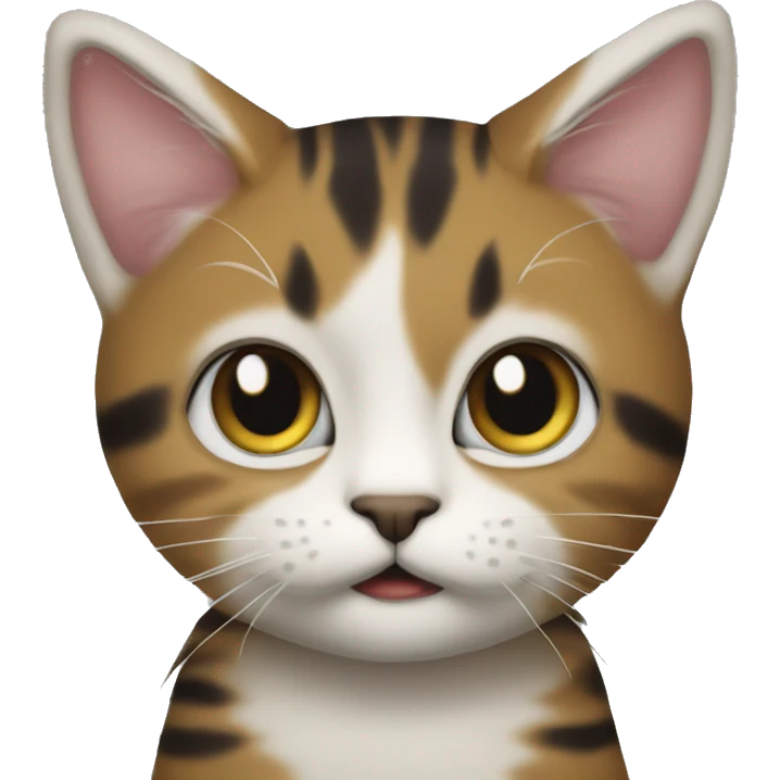Kucing senang emoji