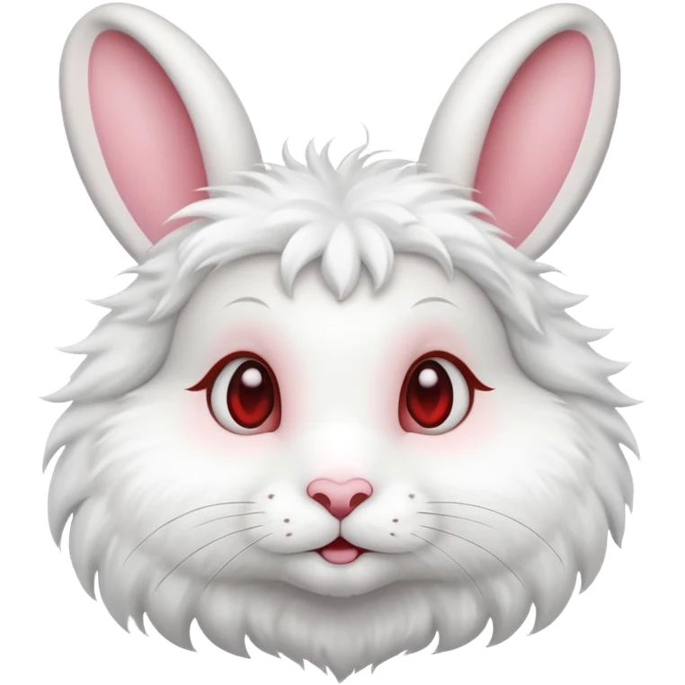 White rabbit heart eyes  emoji