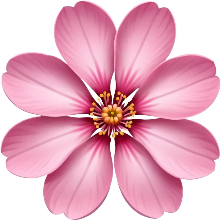 a perfect pink sakura flower emoji