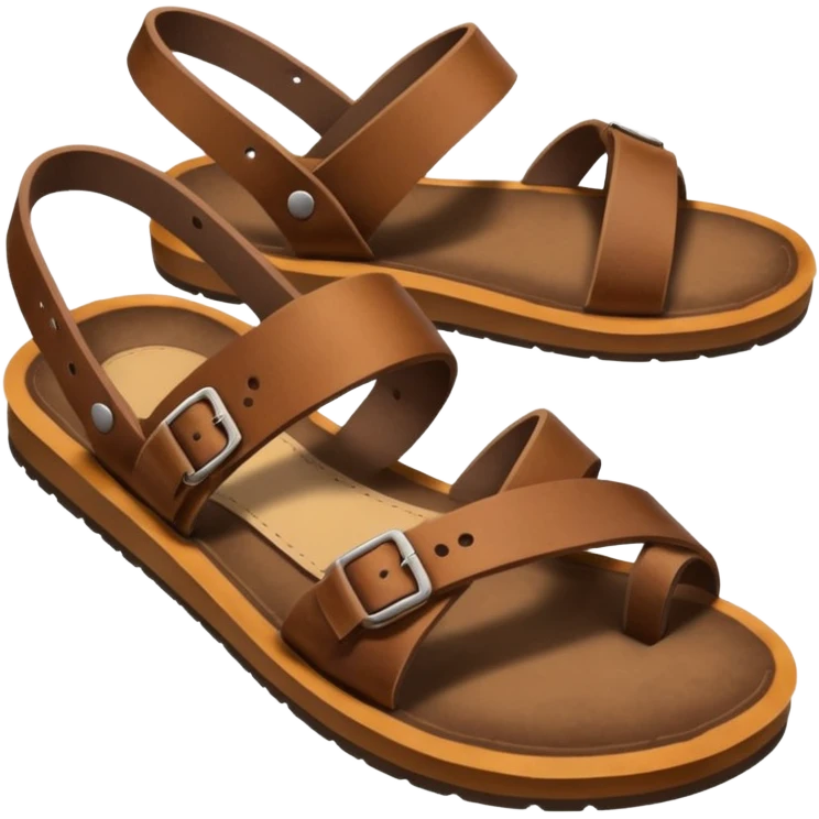 camp sandals emoji