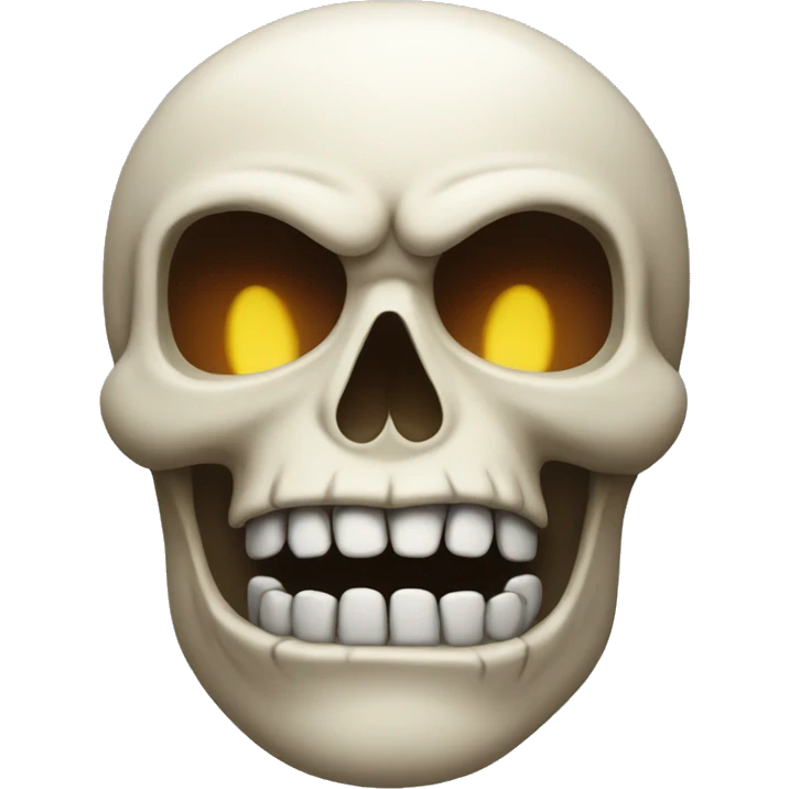 skull mewing emoji