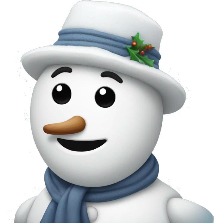 Snow man emoji