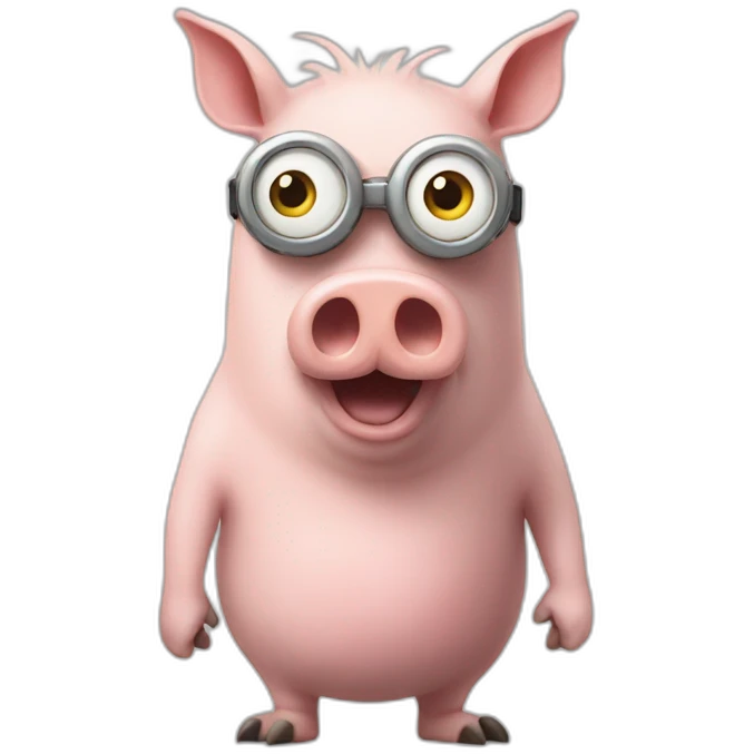 minion but is a pig emoji