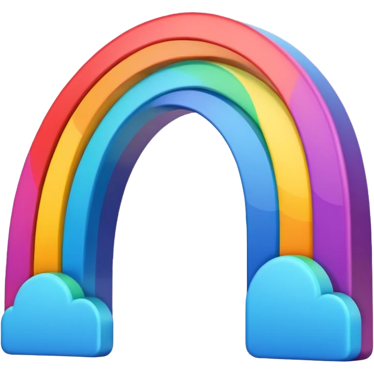 Bright Rainbow emoji