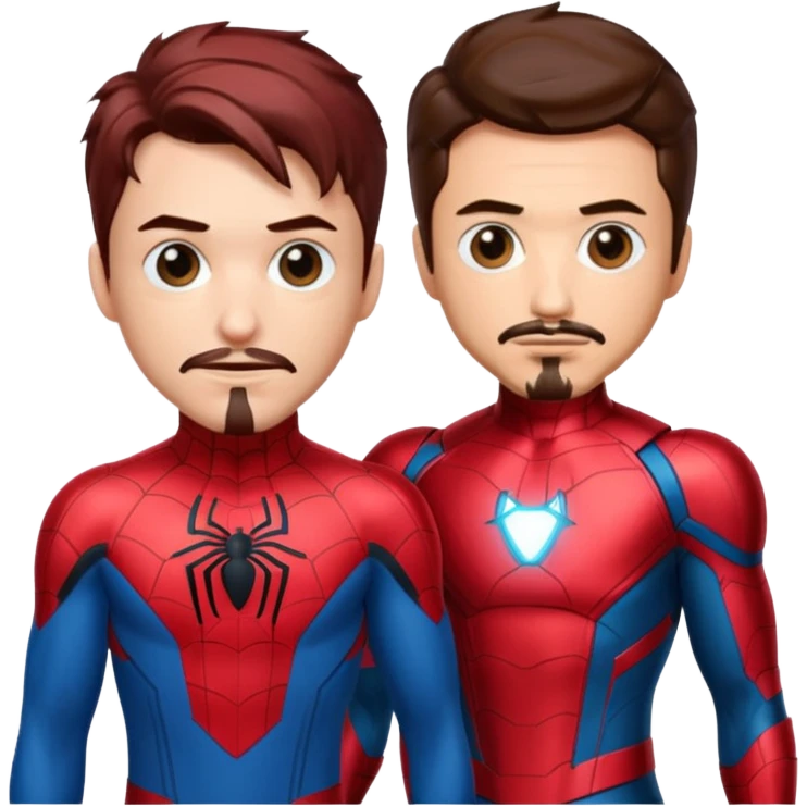 Spider man with Tony Stark  emoji