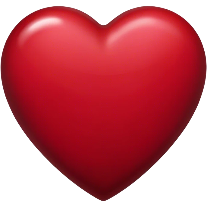 very dark red heart emoji