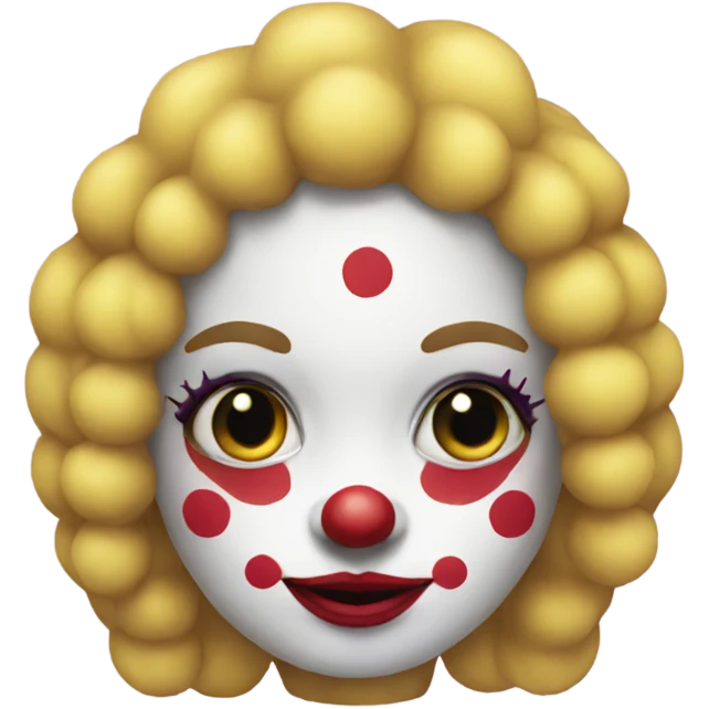 Clown doll girl  emoji