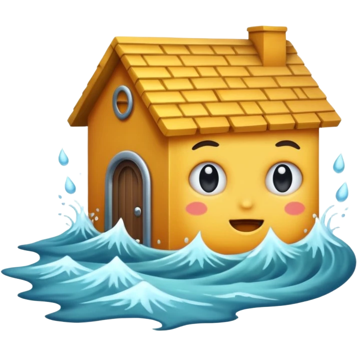 flood not related to  clouds' emoji