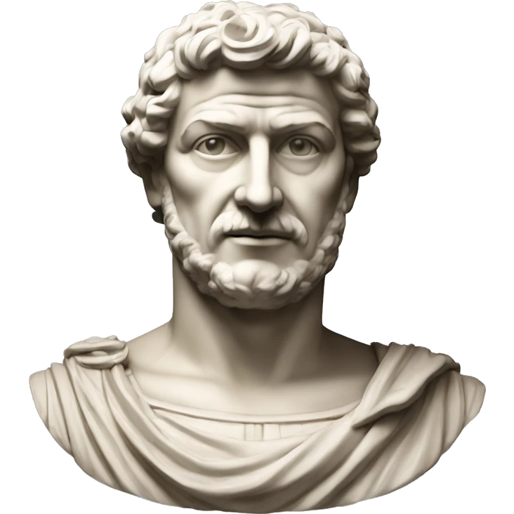 estatua de Marco Aurelio emperador estoico emoji