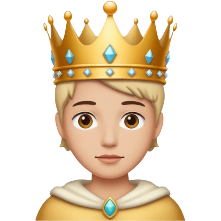 with crown please emoji