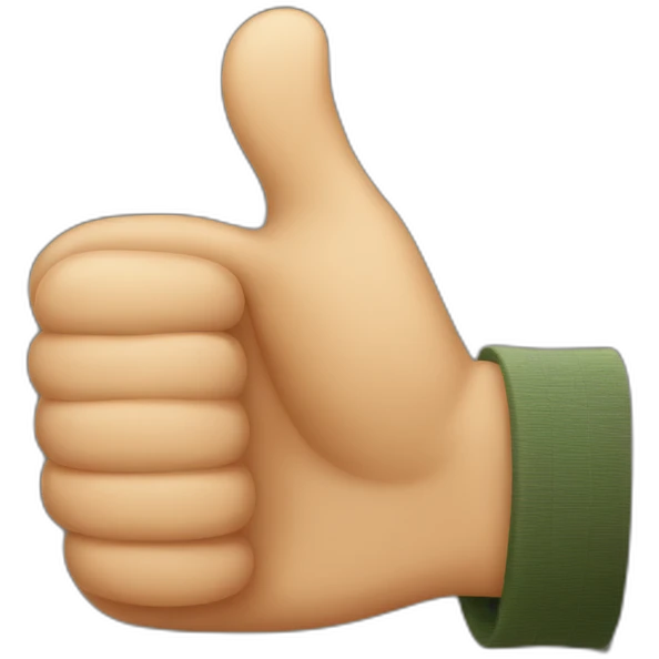 Thumb up emoji