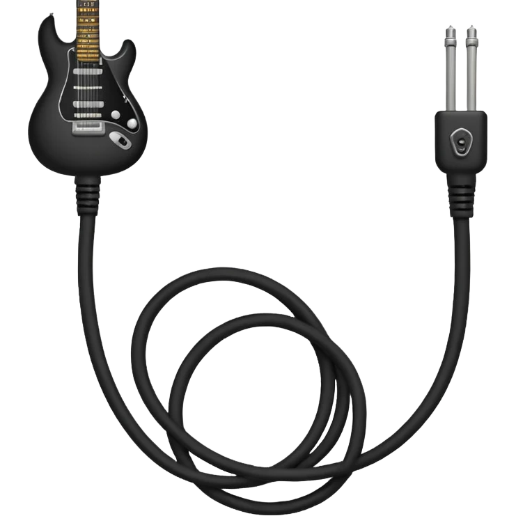 guitar cable emoji