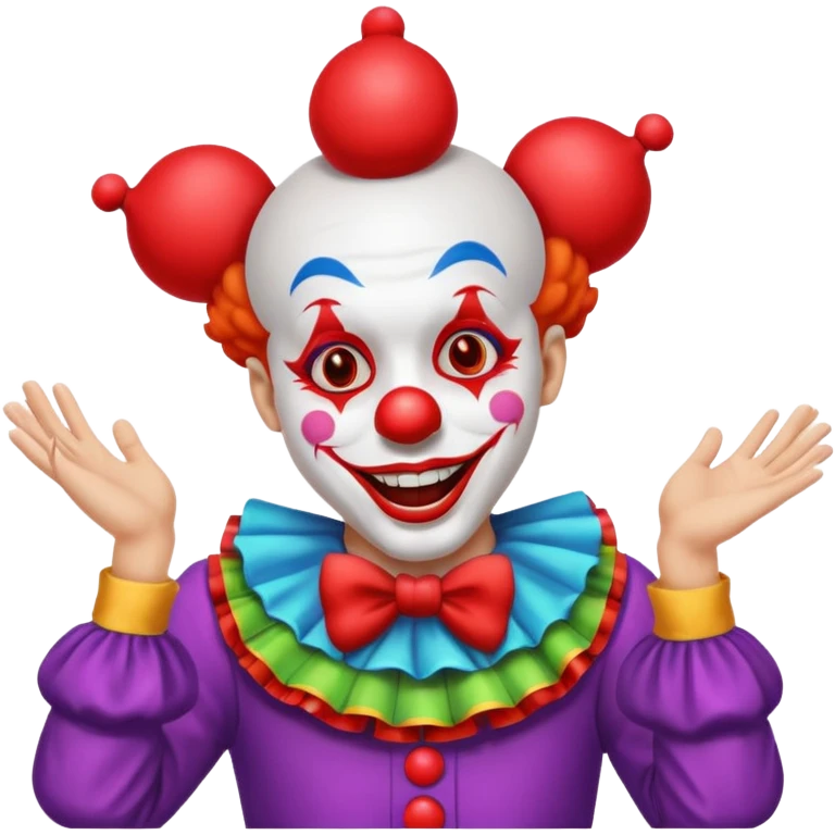 dancing clown emoji