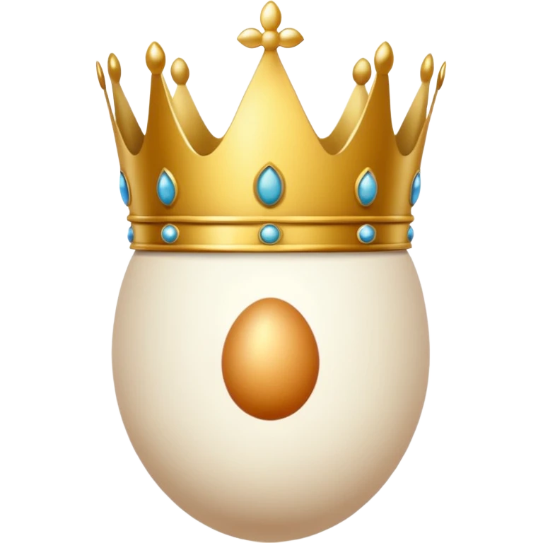 egg with crown emoji