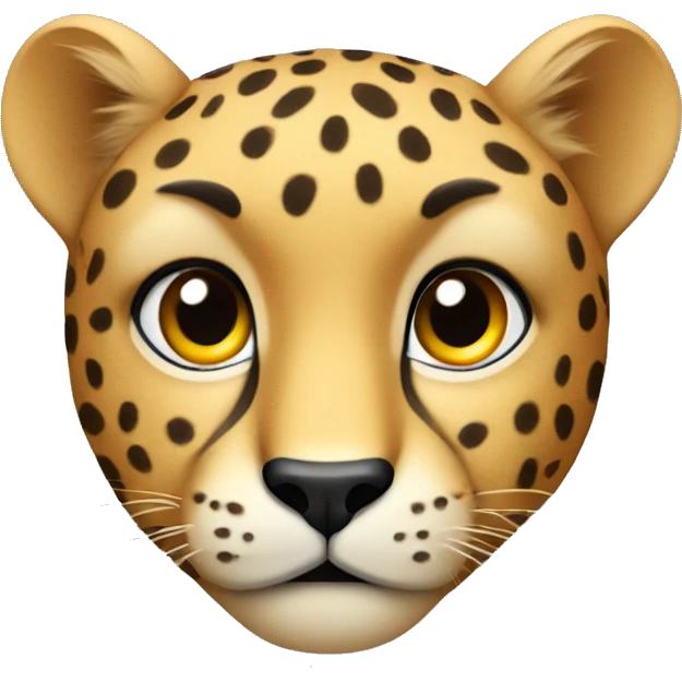 cheetah face emoji