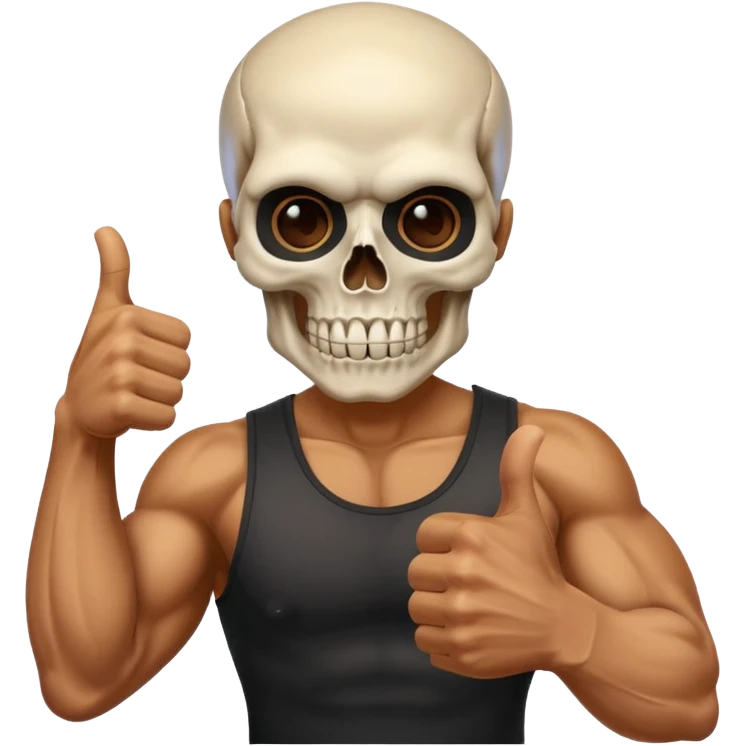 Emogi punisher giving thumbs up emoji