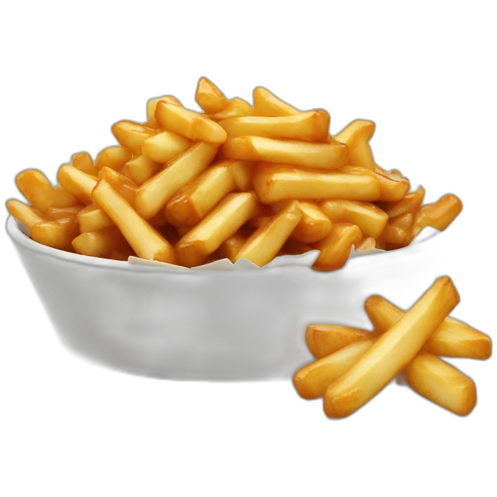 Poutine qui mange  emoji