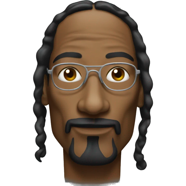 Snoop Dogg face emoji