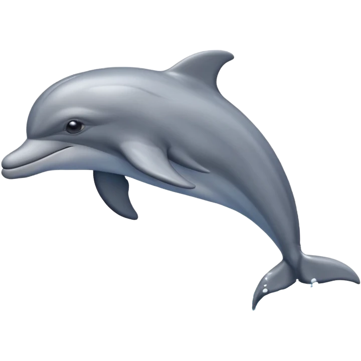 dolphin swimming in water emoji