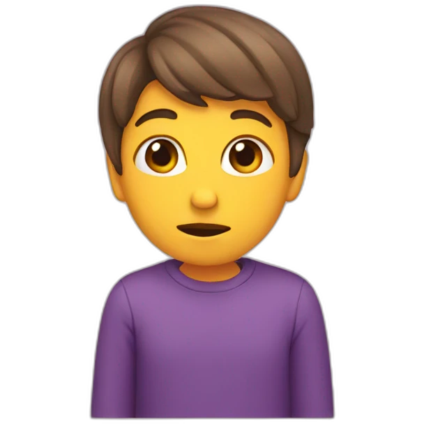 Shy emoji