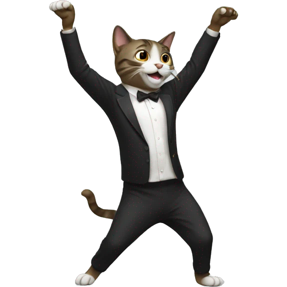 cat dancing emoji