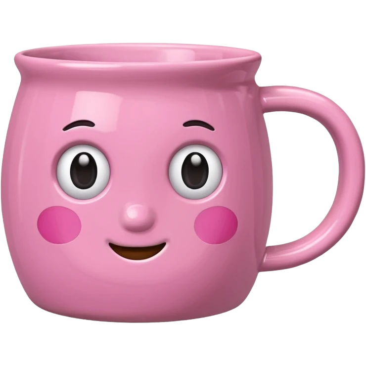 pink mug emoji