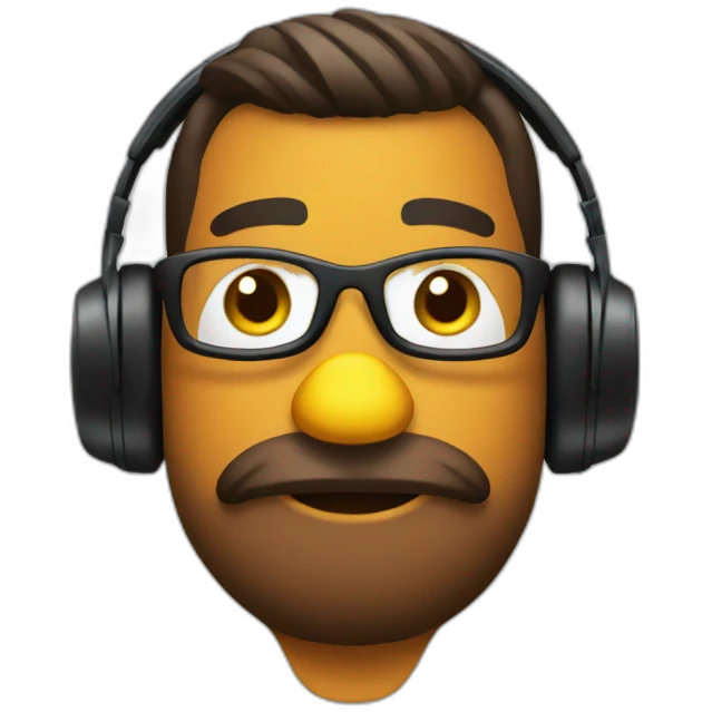 Podcaster duck emoji
