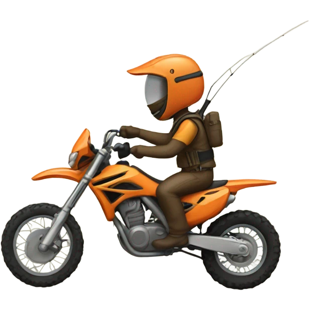 Dirtbike fishing emoji