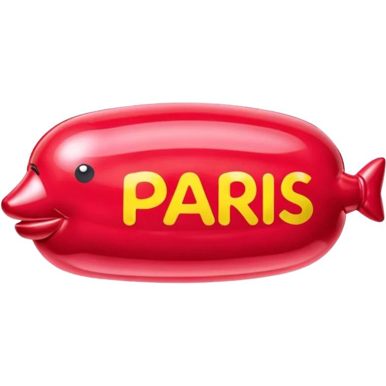  paris SPAM meat jeff koons style inflatable sculpture art painting  emoji