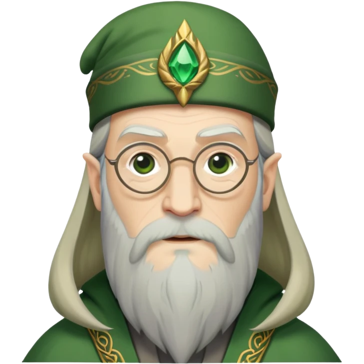albus dumbledore green emoji