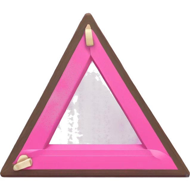 pink triangular ruler emoji