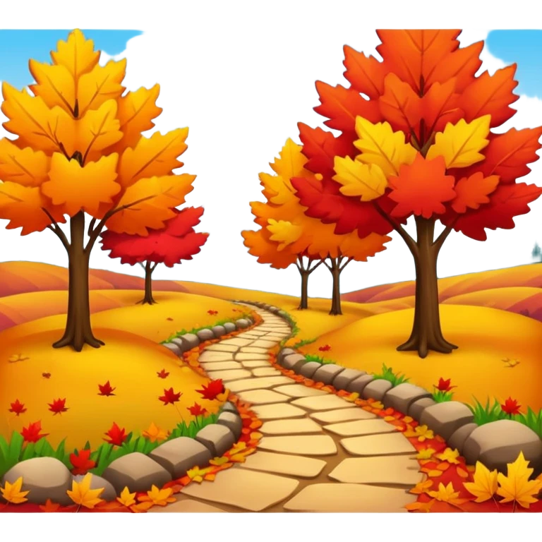 fall landscape emoji