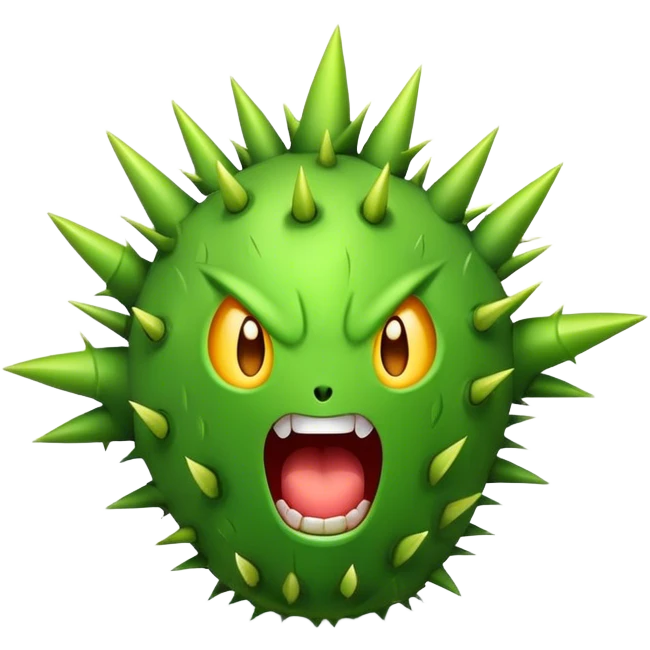 shrub screaming emoji