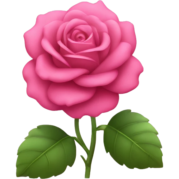 Flor rosa com coração rosa  emoji