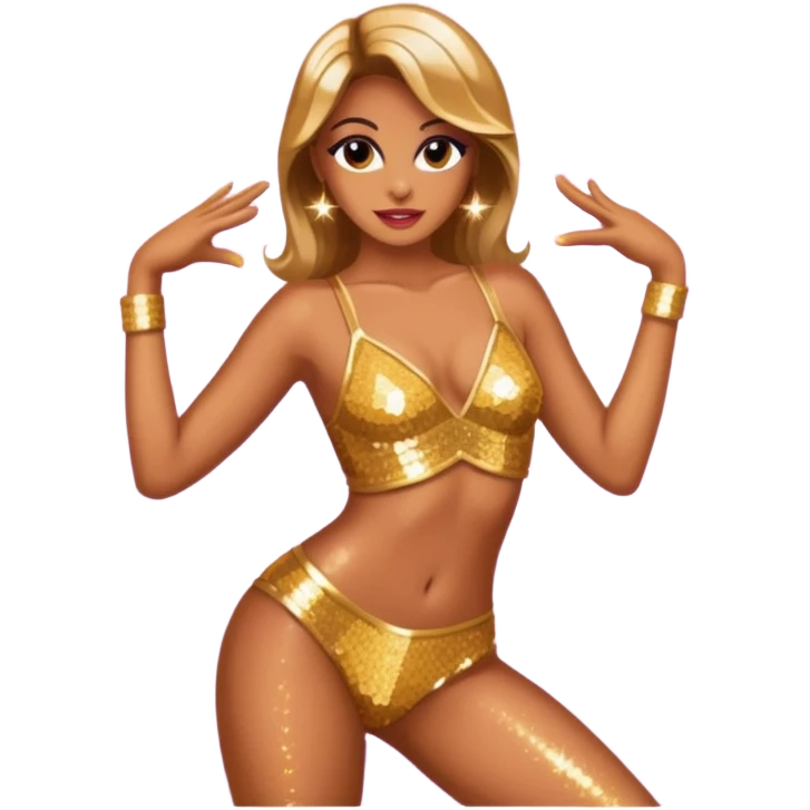 strip dancer emoji
