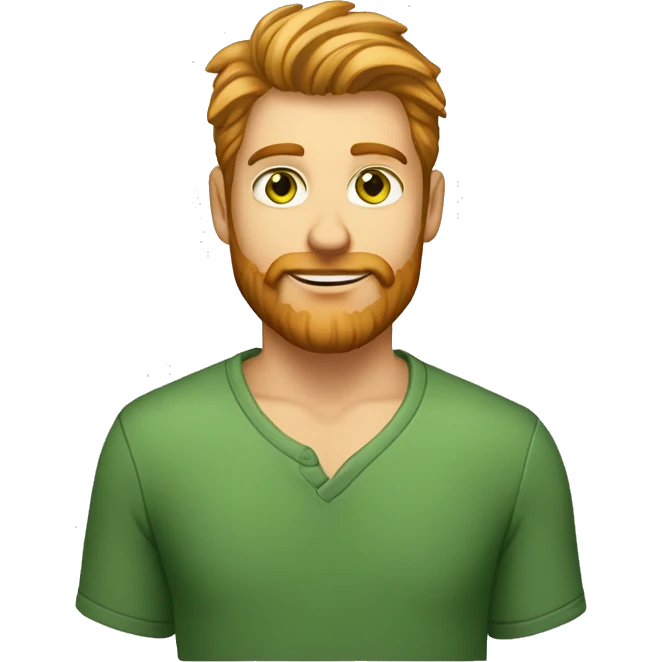 handsome-34-year-old-man-with-dirty-blonde-hair-and-kind-green-eyes-and-a-short-cropped-red-beard-and-shirt emoji