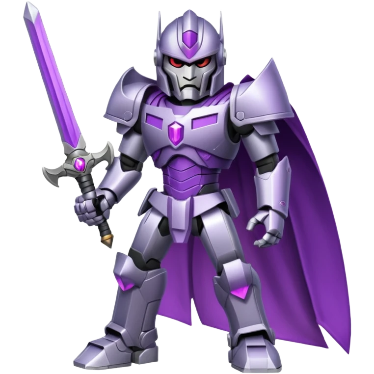 Megatron with sword emoji