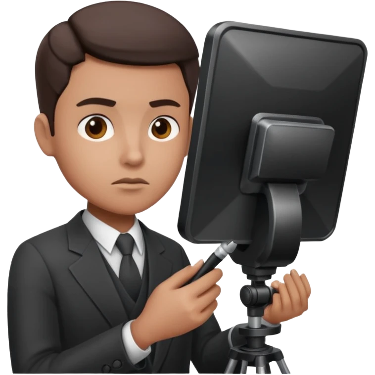 working with a prompter emoji