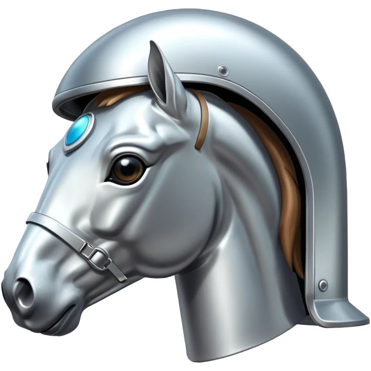 UFO inside it horse emoji