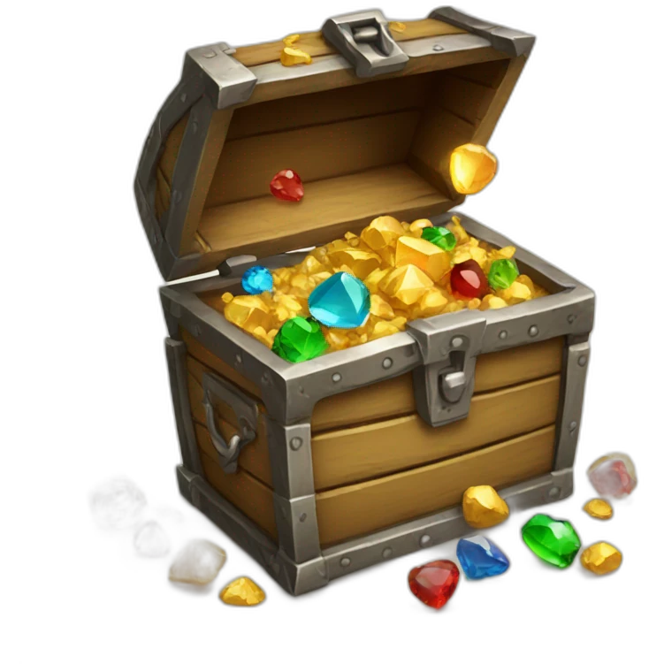 treasure chest gems emoji