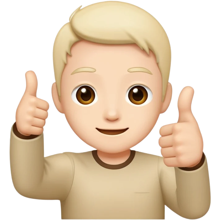Обонай показывает палец вверх emoji