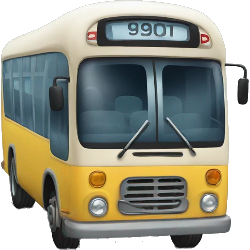 bus tunning emoji