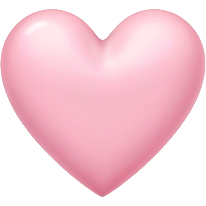 Pastel pink heart  emoji