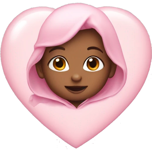 Baby pink heart  emoji