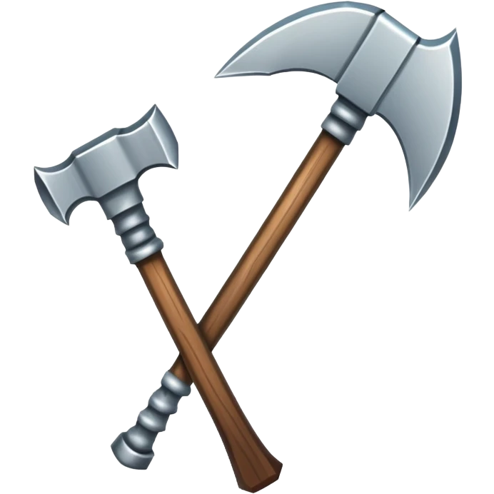 Minecraft pickaxe emoji