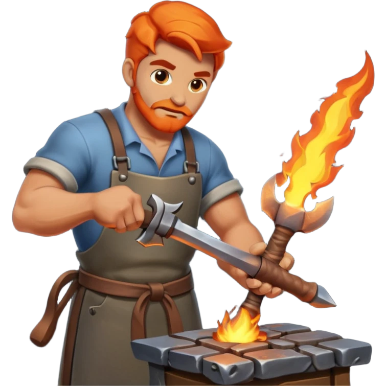 Forging weapon emoji