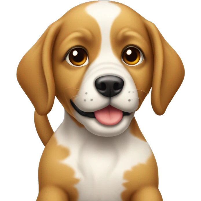 Cachorro com bota emoji