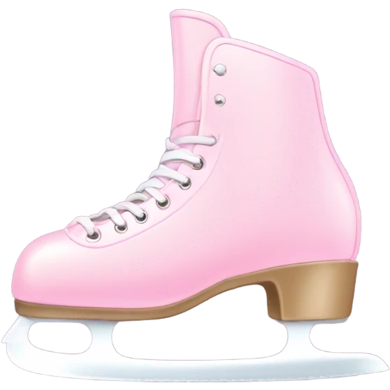 pastel pink ice skates emoji