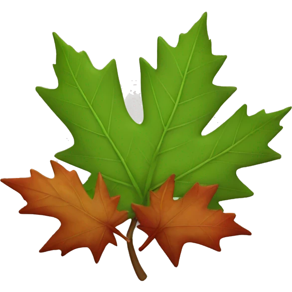Maple leaves emoji