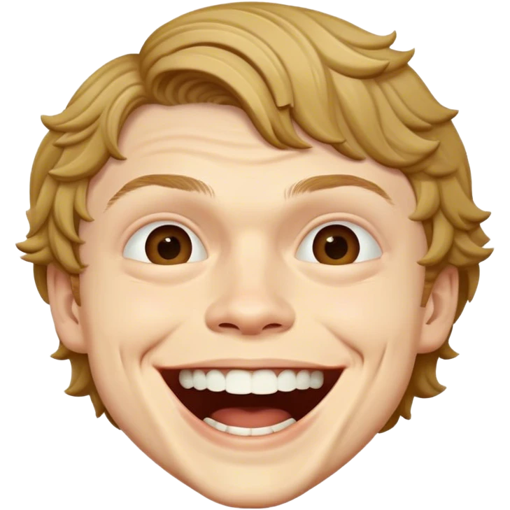 evan peters laughing emoji